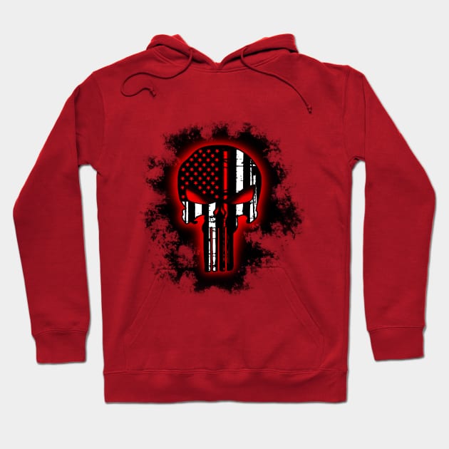 Thin Red Line Hoodie by Tuesdaz